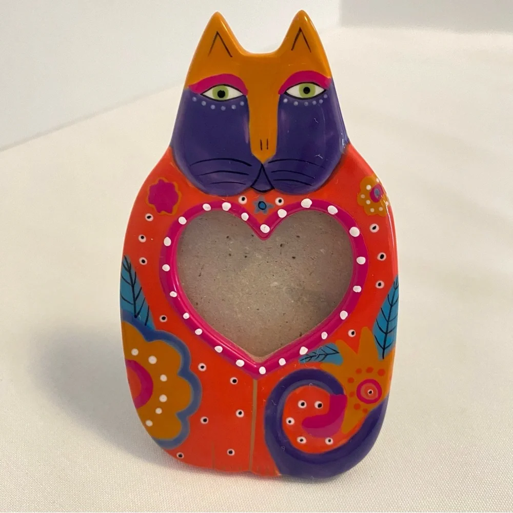 The Laurel Burch Collection By Ganz Cat Frame & Food Cheese Spreader Vintage